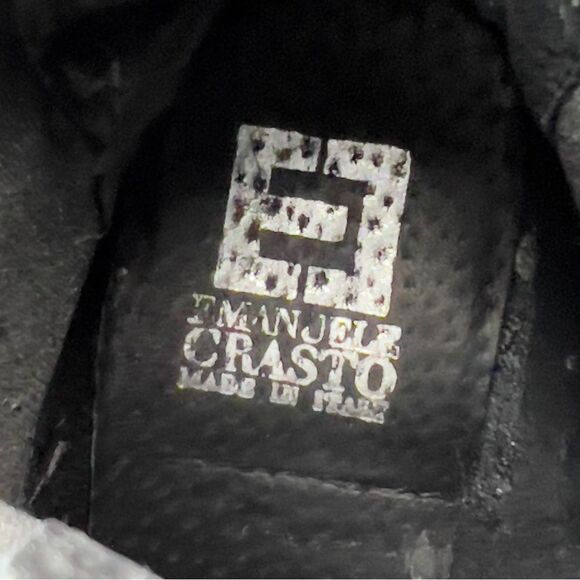 Emanuele Crasto Womens Black Leather Chelsea Boots EU39/US8.5-9 - Picture 14 of 16